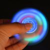 LED Glowing Fidget Spinner Triangle Single Finger Decompression Gyro