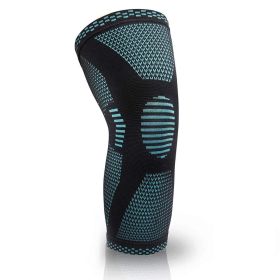 Sports Knee Pads Knitted Sports Knee Pads (Option: Green-M)