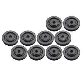 10Pcs Universal Pulley Wheel Fitness Hoisting Equipment Accessories Nylon Bearing Core75mm (Option: 90mm)