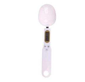 Kitchen Scale Measuring Spoon Scale (Color: White)